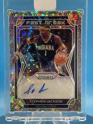 Panini 2021-22 Prizm Fast Break Autograph Stephen Jackson #FB-SJK Pacers NBA