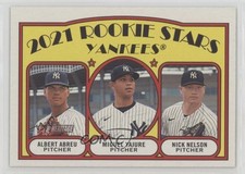 2021 Topps Heritage Rookie Stars Albert Abreu Miguel Yajure Nick Nelson #363 0px