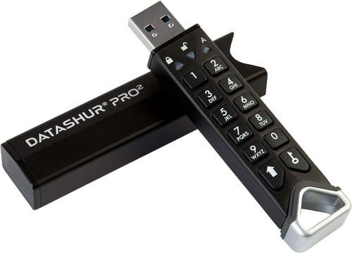 iStorage datAshur PRO2 8 GB Secure Flash Drive FIPS 140-2 Level 3 Certified Pass - Bild 3 von 5