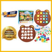 Jouet Éducatif avec Formes Géométriques Montessori - Pour Enfants de 3 à 12 Ans