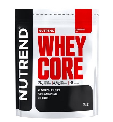 Nutrend Whey Core, Strawberry - 900g (29,20 EUR/kg)