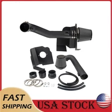 3.5in Cold Air Intake Filter Kit w/ Heat Shield For 14-2018 GMC Sierra 1500 6.2L