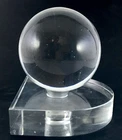 Steuben Crystal Glass Sphere Bookend '36 Walter Teague Carder Era Signd Art Deco