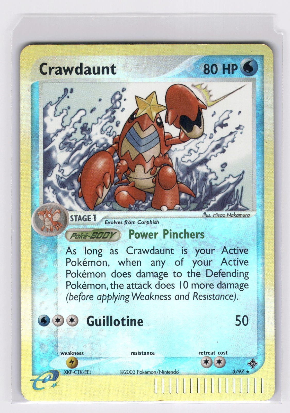 Crawdaunt - Dragon - Pokemon NM 3/97