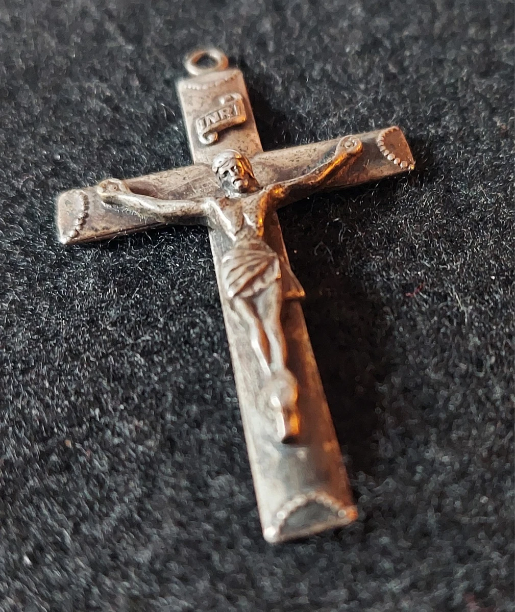 イギリス製 |クロス|ヴィンテージ|スターリングシルバー|クルシフィクス Antique Sterling Crucifix In Collectible Crucifixes & Crosses for