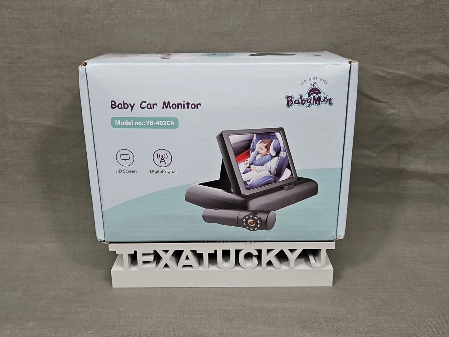 Baby Must Haves Baby Car Monitor Model: YB-402CA New