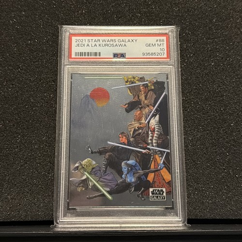 2021 Topps Chrome Star Wars Galaxy #88 Jedi a La Kurosawa PSA 10