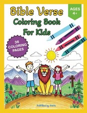 Bible Verse Coloring Book for Kids: Fun and Educational Christian Illustrations