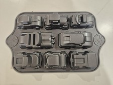 Nordic Ware Classic Cars Cake 8 Muffin Tin Made in USA