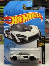 🇬🇧 HOT WHEELS 2017 - White McLaren Senna - Nightburnerz 233/250 - 1:64