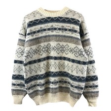 Vintage Hess Natur Made in Scotland Men's Sweater Jumper Wool Size M