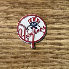 New York Yankees Rubber Fridge Magnet Vintage Top Hat MLB Baseball