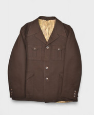 Vintage Leisure Suit Jacket Mens L Brown 70s ...