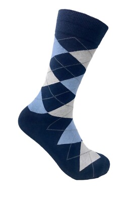 dusty blue dress socks Royal Blue Diamonds