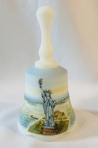 Fenton Bell Statue Liberty Hand Painted Signed Designer Series Limited Edition - Picture 4 of 12