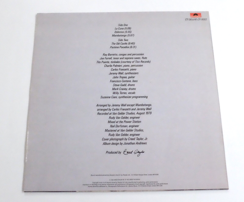 RAY BARRETTO - LA CUNA LP VINYL nMINT Rare Original UK 1st Press Soul Latin Jazz - Picture 4 of 4