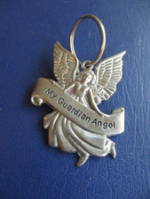 My Guardian Angel 2 1/4" Metal Keychain 