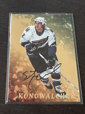 Steve Konowalchuk 1998-99 BAP Be A Player Signatures Auto Gold