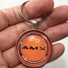 AMC Orange AMX Keychain Reproduction American Motors Corporation