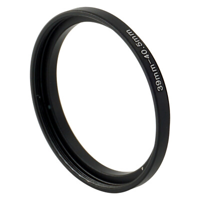 39-405 Step Up Filterring 39 mm x0,75 Stecker auf 40,5 mm x0,75 Buchse Objektivadapter