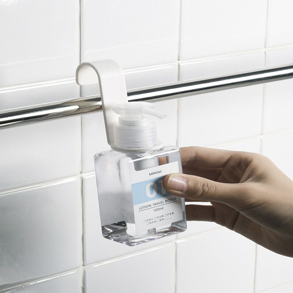 8Pcs Plastic Shower Gel Hanging Rack Hanging Bottle Hanger Hook