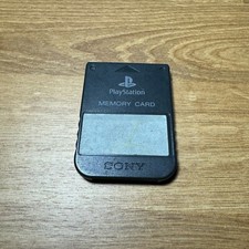 Sony PlayStation OEM Official 1 PS1 PSX Memory Card SCPH-1020 Black One Original