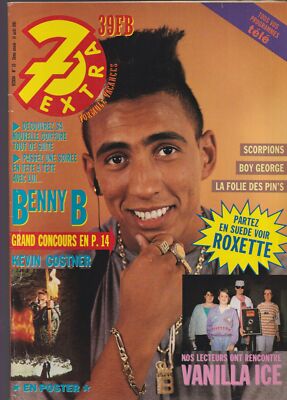 #7 EXTRA - 1991/33 BENNY B VANILLA ICE KEVIN COSTNER BOY GEORGE CHER ROXETTE