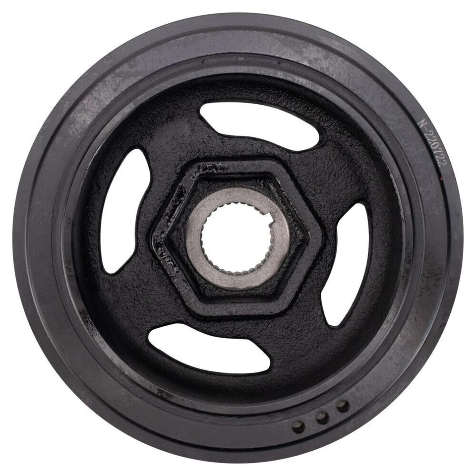 TRQ Engine Crankshaft Vibration Damper Fits 2007-2020 Acura Honda - Image 2 of 4