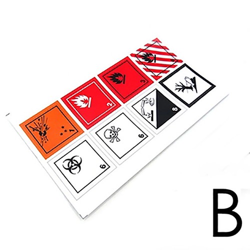 European ARD Dangerous Goods Sign Sticker RC Car Part for 1/14 Tractor Model - Picture 13 of 13