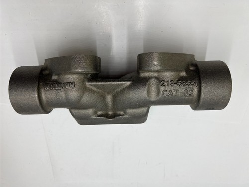 CAT CATERPILLAR GENUINE OEM EXHAUST MANIFOLD 219-5855 Ductile Iron Casting - Picture 3 of 5