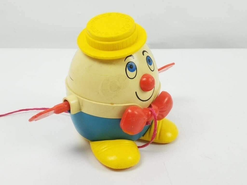 VINTAGE 1970'S FISHER PRICE HUMPTY DUMPTY CONDITIO GOOD TOY PULL Max 55% Award OFF