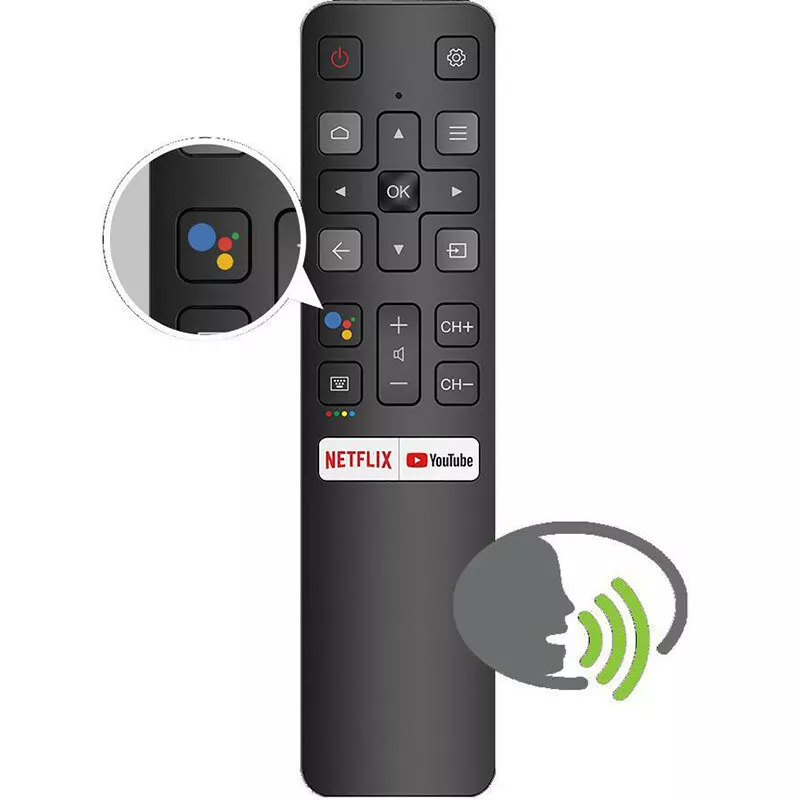 Youtube on sale tv remote
