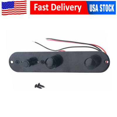 Black Loaded Prewired Control Plate Harness Switch Knobs for TL Tele Telecaster