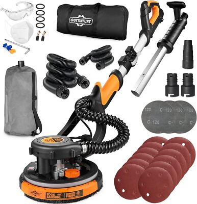 #ad #ad Electric Power Sander Floor Sander for Sheetrock Drywall Sander with Vacuum $143.99