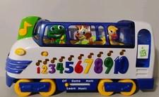Vintage Leap Frog Count  Sing Express Train Bus Alphabet Toy WORKS