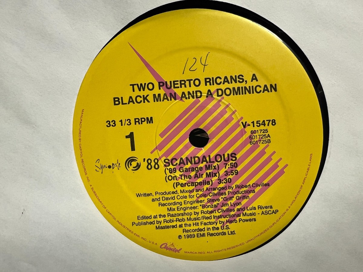 Two Puerto Ricans a Black Man & a Dominican Scandalous 88 12
