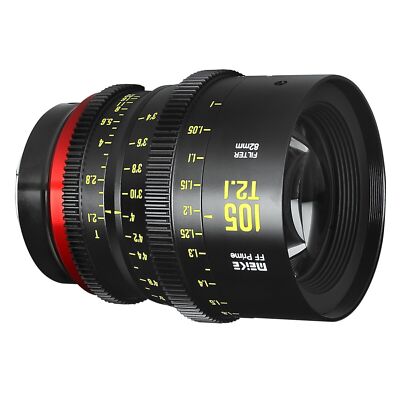 Meike Prime 105mm T2.1 Full Frame Cinema Lens for Canon EF/RF Sony E PL L-Mount