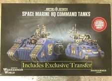 EVENT EXCLUSIVE Warhammer World Land Raider Excelsior Primaris COMMAND TANKS