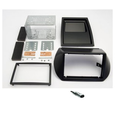 Mascherina autoradio 2 din con plancia  Citroen Nemo Fiat Qubo Fior