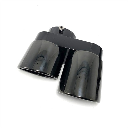 For BMW G05 X5 G06 X6 G07 X7 2019+ Nozzle 1 Pair Quad Black 304 SS Exhaust Tip - Picture 8 of 12
