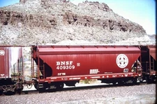 BNSF 409309 kingman az 4-15-99 kodachrome train photo slide 35mm