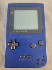 Gameboy Pocket Handheld System - Blue - MGB-001 - OEM - Tested!