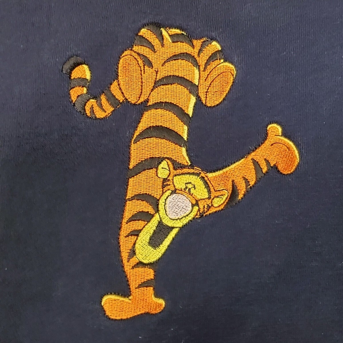Vintage 90s Tigger Navy Blue Green Crewneck Sweatshirt XL Sweater