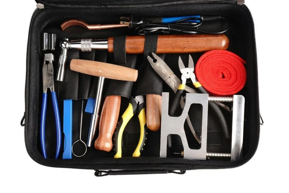 Kit de herramientas de afinación de reparación de piano Juego de piezas de 39 herramientas Juego universal para maestros BUENO Foto 4 de 4