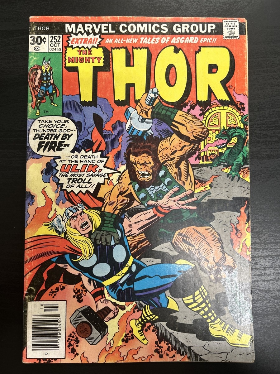 The Mighty Thor #252 Marvel Comics 1976 Bronze Age Comic