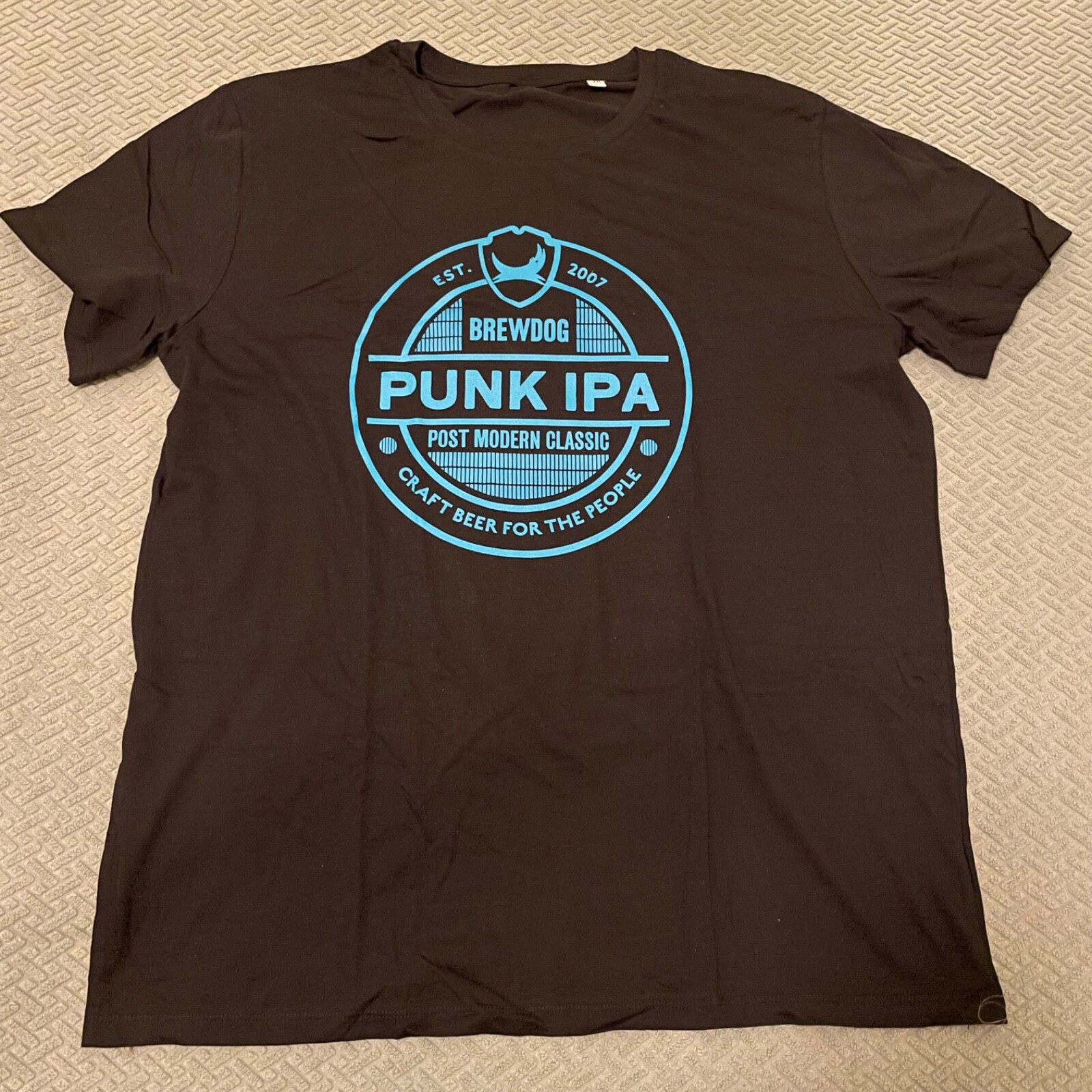 Brewdog T Shirt Punk IPA  XXL Men’s Black Tee Brand New in Original Packaging