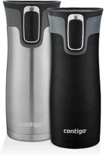 Contigo West Loop Stainless Steel Vacuum-Insulated Travel Mug Spill-Proof Lid