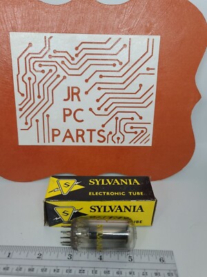 VINTAGE SYLVANIA 12AX3 ELECTRON RADIO TUBE WITH BOX NEW OLD STOCK