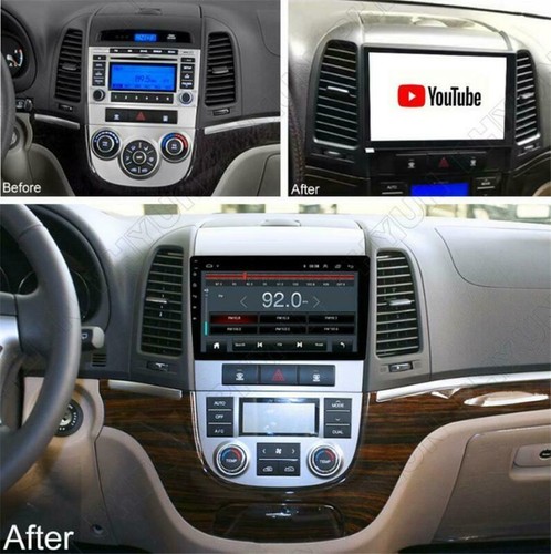 HD GPS 2+32GB 9'' Android 9.1 Car Stereo Radio OBD For HYUNDAI SANTA 2005-2012 - Picture 9 of 11