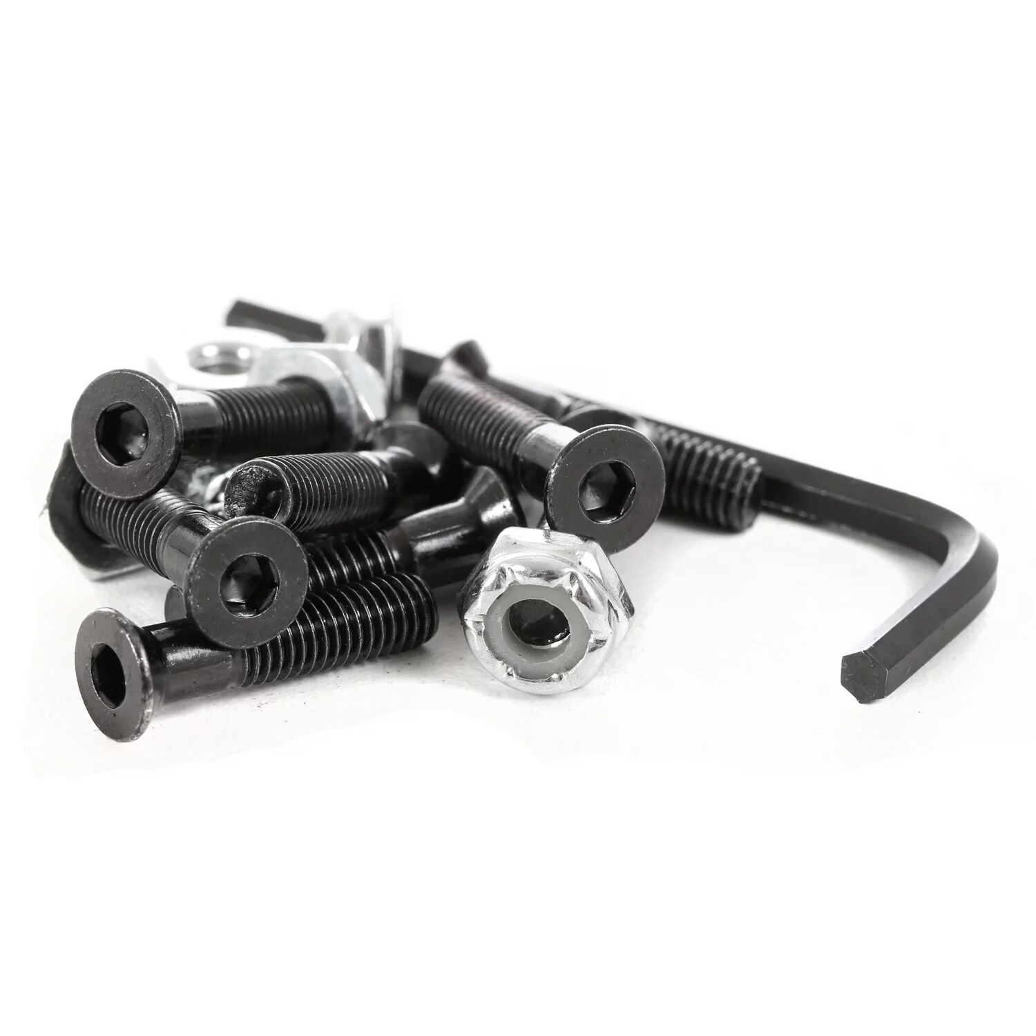 Shortys Skateboard Hardware 7/8" Allen Black Shortys Truck Mounting Bolts